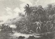 unknow artist Laga till dodades av hawaianer jag februari 1779 oil painting reproduction